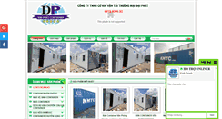 Desktop Screenshot of daiphatcontainer.com